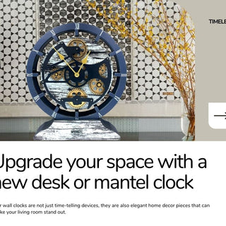 Elevate Your Space: The Power of Desk and Mantel Clocks
