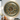 IRELAND LINE WALL CLOCK ROUND 32 INCH "CORK" BRASS-ANTIQUE