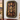 NORWAY LINE WALL CLOCK RECTANGULAR 26 X 18 INCH "DRAMMEN" GOLD-BROWN