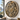MONACO LINE WALL CLOCK ROUND 40 INCH "FONTVIELLE" BRONZE-BRASS