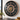 SWEDEN LINE WALL CLOCK ROUND 24 INCH "GOTHEMBURG" LEATHER BLACK-PINK