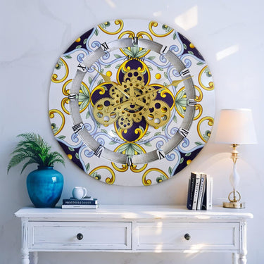 ITALY LINE WALL CLOCK ROUND 24 INCH ATRANI