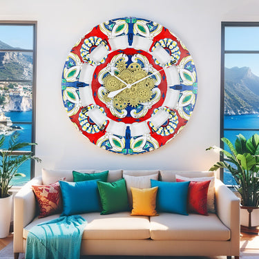 ITALY LINE WALL CLOCK ROUND 36 INCH FURORE