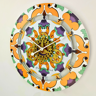 ITALY LINE WALL CLOCK ROUND 24 INCH VIETRI