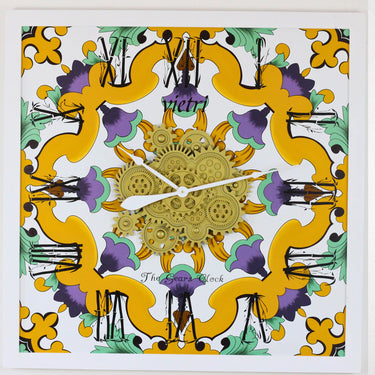 ITALY LINE WALL CLOCK SQUARE 36 INCH VIETRI