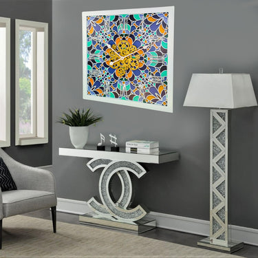 HORLOGE DE BUREAU/MURALE CONVERTIBLE AVEC VRAIS ENGRENAGES MOBILES 10 POUCES VERT AQUA