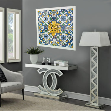 HORLOGE DE BUREAU/MURALE CONVERTIBLE AVEC VRAIS ENGRENAGES MOBILES 10 POUCES VERT AQUA