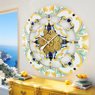 ITALY LINE WALL CLOCK ROUND 36 INCH PRAIANO