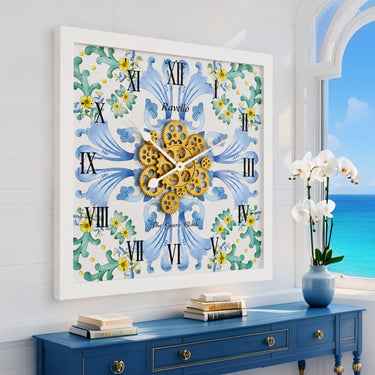 ITALY LINE WALL CLOCK SQUARE 24 INCH RAVELLO