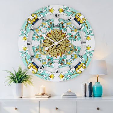 ITALY LINE WALL CLOCK ROUND 24 INCH AMALFI