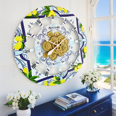 ITALY LINE WALL CLOCK ROUND 36 INCH SORRENTO