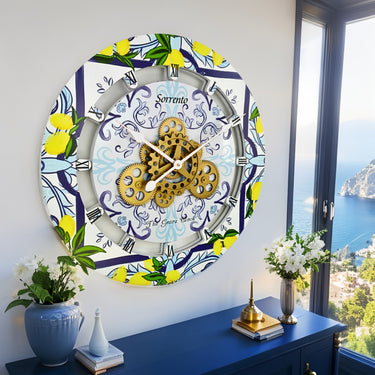 ITALY LINE WALL CLOCK ROUND 24 INCH SORRENTO