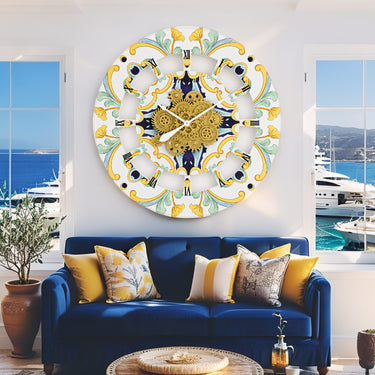 ITALY LINE WALL CLOCK ROUND 36 INCH PRAIANO