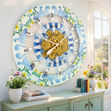 ITALY LINE WALL CLOCK ROUND 36 INCH RAVELLO