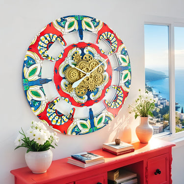 ITALY LINE WALL CLOCK ROUND 36 INCH FURORE
