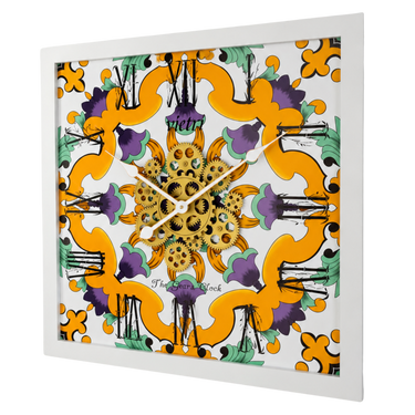 ITALY LINE WALL CLOCK SQUARE 24 INCH VIETRI