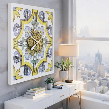 ITALY LINE WALL CLOCK SQUARE 36 INCH MINORI