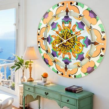 ITALY LINE WALL CLOCK ROUND 24 INCH VIETRI