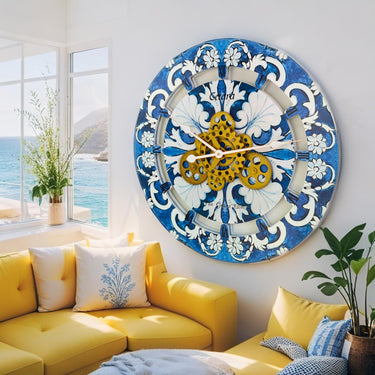 ITALY LINE WALL CLOCK ROUND 24 INCH CETARA