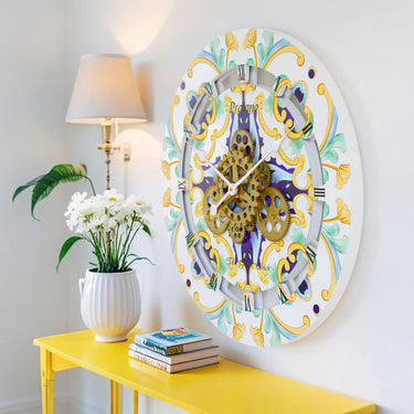 ITALY LINE WALL CLOCK ROUND 24 INCH PRAIANO