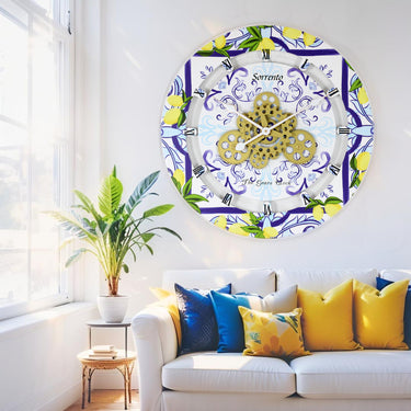 ITALY LINE WALL CLOCK ROUND 24 INCH SORRENTO