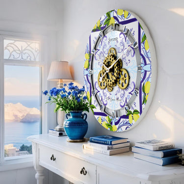 ITALY LINE WALL CLOCK ROUND 24 INCH SORRENTO