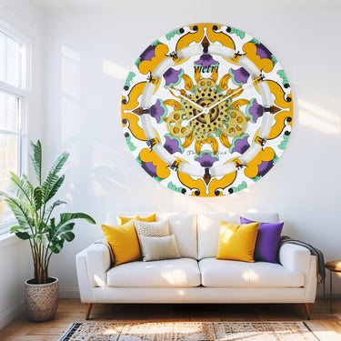 ITALY LINE WALL CLOCK ROUND 24 INCH VIETRI