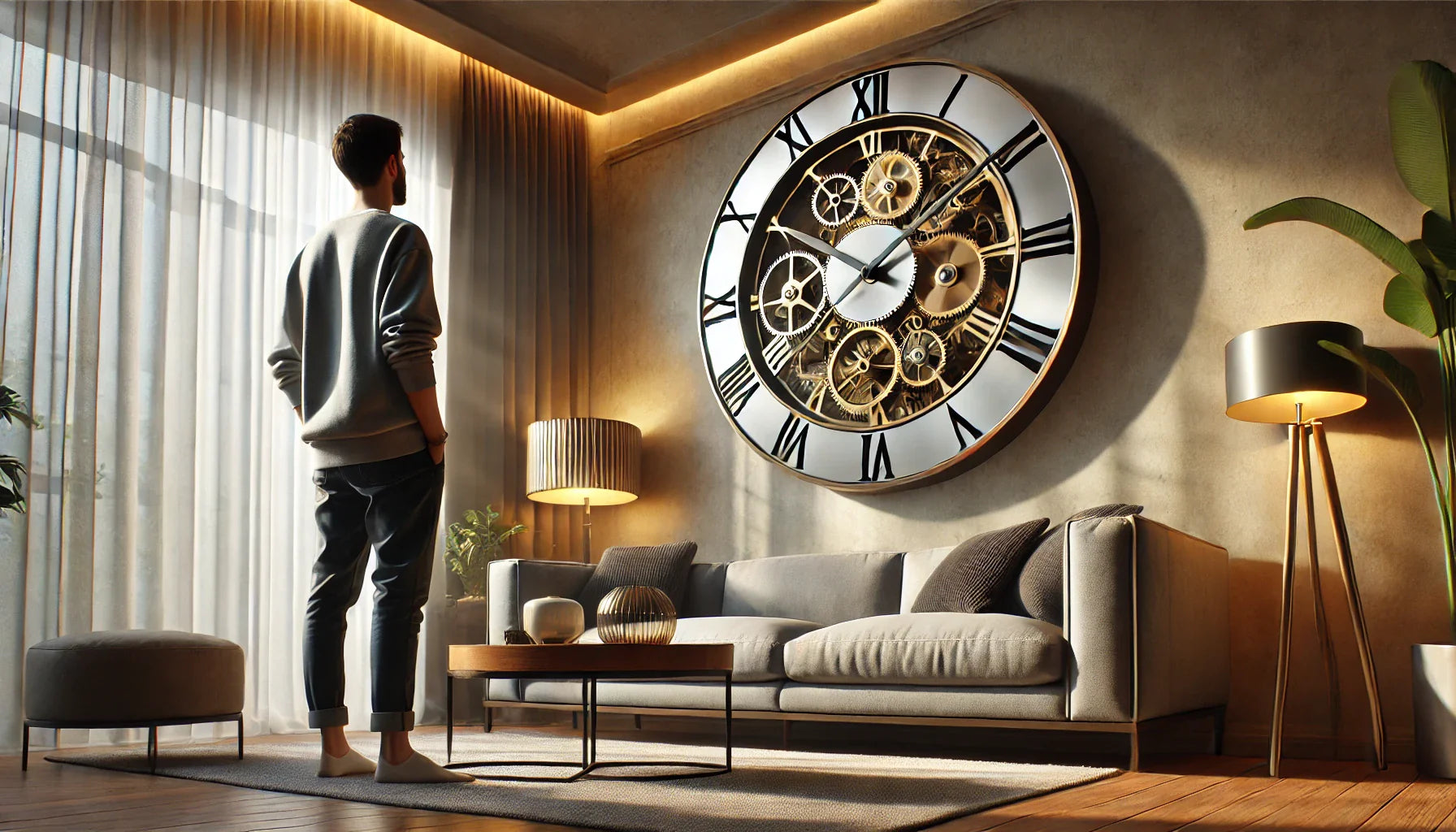 Room With Clock Wall Clocks: The Design Detail Your Living Room Was Missing – The Gears ...