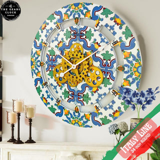 Italy 24 inch Round Clock Wall