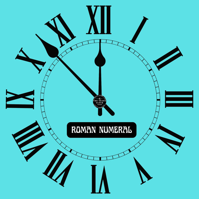 Clock - Roman Numeral – The Gears Clock