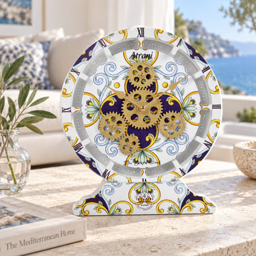 ITALY LINE DESK CLOCK ROUND (HYBRID WALL) 10 INCH ATRANI