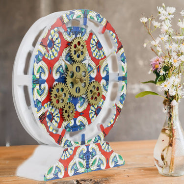 ITALY LINE DESK CLOCK ROUND (HYBRID WALL) 10 INCH FURORE