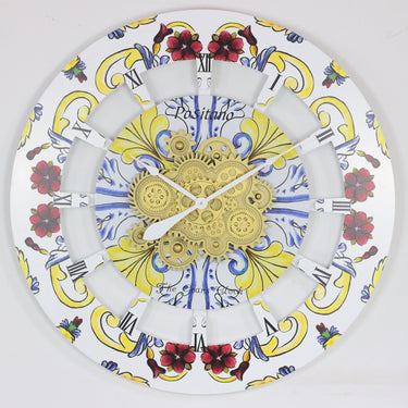 WALL CLOCK 36 INCH ROUND POSITANO