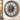 MONACO LINE WALL CLOCK ROUND 26 INCH "LA CONDAMINE" BRASS-WHITE