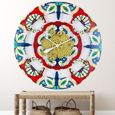 WALL CLOCK 36 INCH ROUND FURORE