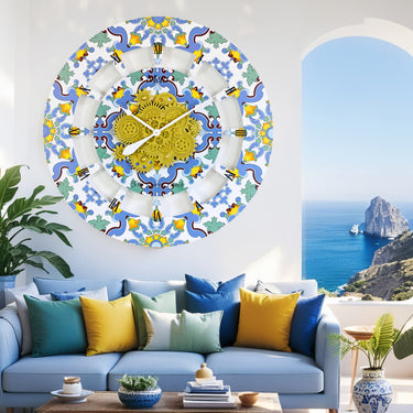 ITALY LINE WALL CLOCK ROUND 36 INCH META