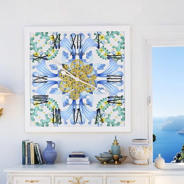ITALY LINE WALL CLOCK SQUARE 24 INCH RAVELLO