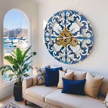 ITALY LINE WALL CLOCK ROUND 24 INCH CETARA
