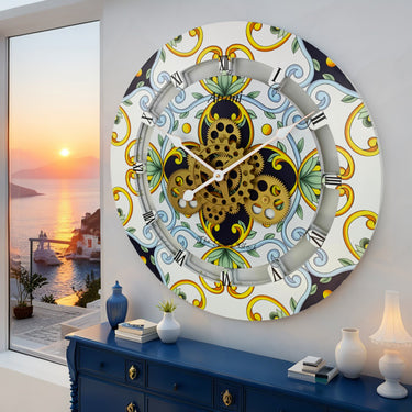 ITALY LINE WALL CLOCK ROUND 24 INCH ATRANI