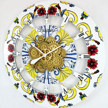 WALL CLOCK 36 INCH ROUND POSITANO