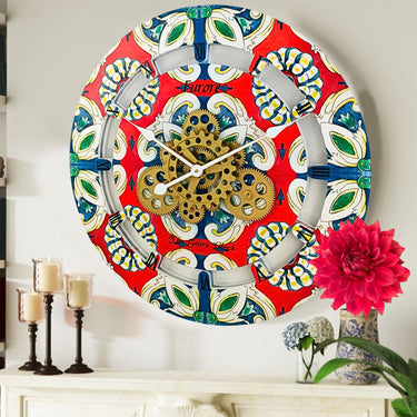 WALL CLOCK 24 INCH ROUND FURORE
