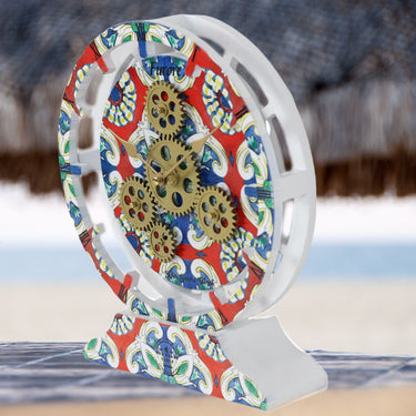 ITALY LINE DESK CLOCK ROUND (HYBRID WALL) 10 INCH FURORE