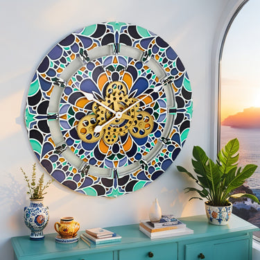 ITALY LINE WALL CLOCK ROUND 24 INCH TRAMONTI