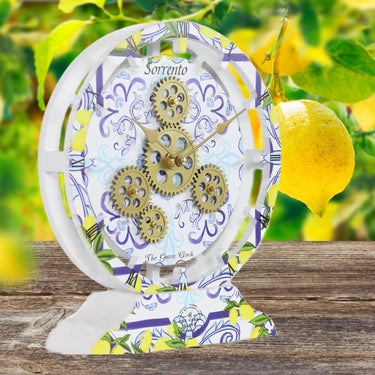 ITALY LINE DESK CLOCK ROUND (HYBRID WALL) 10 INCH SORRENTO
