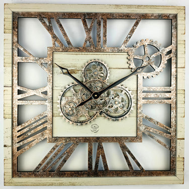 AMERICA LINE WALL CLOCK SQUARE 24 INCH DESERT BEIGE