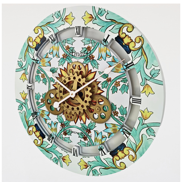 ITALY LINE WALL CLOCK ROUND 36 INCH AMALFI