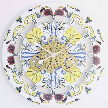 WALL CLOCK 24 INCH ROUND POSITANO