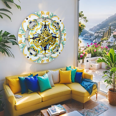 ITALY LINE WALL CLOCK ROUND 24 INCH PRAIANO