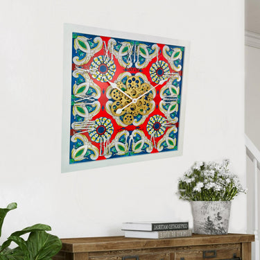 ITALY LINE WALL CLOCK SQUARE 24 INCH FURORE