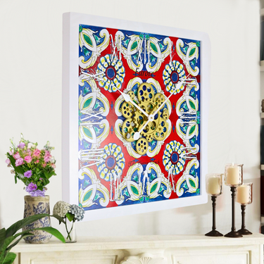 ITALY LINE WALL CLOCK SQUARE 24 INCH FURORE